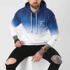 Les meilleures critiques de ✔️ Sweat Capuche Dégradé Avec Broderie 036 Bleu Et Blanc de Final Club 🔔 -Final Club Soldes final club 137060 final 036 20180903T143704 05