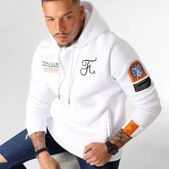 Acheter 🎁 Sweat Capuche Space Exploration Avec Patchs Et Broderie 250 Blanc de Final Club ⌛ -Final Club Soldes final club 185754 FINAL 250 20190618T120058 05