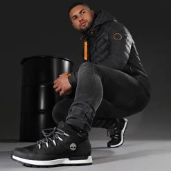 Offres 🔔 Doudoune Capuche Premium Tech Noir Orange de Final Club ⌛ -Final Club Soldes final club 219838 FINAL DOUDOUNE TECH NOIRORANGE 20201207T113450 05