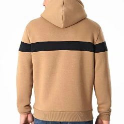 Bon marché 💯 Sweat Capuche Bicolore Avec Broderie 445 Noir Camel de Final Club ⌛ -Final Club Soldes final club 246269 FINAL 445 20210311T143549 04