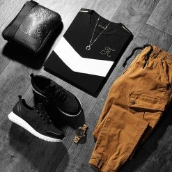 Acheter ❤️ Tee Shirt Retro Bicolore Gold Edition 482 Noir Blanc de Final Club 🎁 -Final Club Soldes final club 246272 FINAL 482 20210216T134233 03