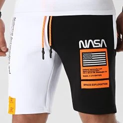 Acheter 🧨 Short Jogging Half Limited Edition Noir Blanc Détails Orange Fluo de Final Club ❤️ -Final Club Soldes final club 251965 FINAL 565 20210402T080008 03