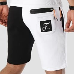Acheter 🧨 Short Jogging Half Limited Edition Noir Blanc Détails Orange Fluo de Final Club ❤️ -Final Club Soldes final club 251965 FINAL 565 20210402T080011 05