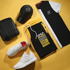 Le moins cher ❤️ Short Jogging Half Colors Limited Edition Noir Jaune de Final Club ⭐ -Final Club Soldes final club 251974 FINAL 573 20210707T100137 05