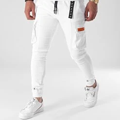 Sortie 💯 Pantalon Cargo 537 Blanc de Final Club ⌛