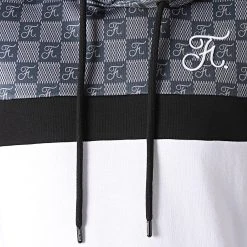 Meilleur prix ⌛ Ensemble de Survetement Damier Tricolore Avec Broderie 590 Blanc Gris Noir de Final Club ✨ -Final Club Soldes final club 260061 FINAL 590 20210528T155227 03