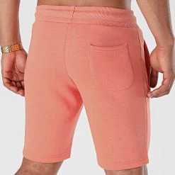 Grosses soldes ❤️ Short Jogging Premium Avec Broderie 640 Orange Pastel de Final Club ✨ -Final Club Soldes final club 263299 FINAL 640 20210615T075908 04