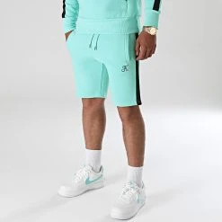 Promo 🥰 Short Jogging Premium Avec Bande 649 Bleu Pastel de Final Club 👏 -Final Club Soldes final club 263336 FINAL 649 20210615T120426 03