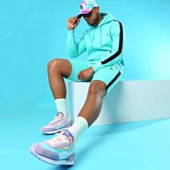 Promo 🥰 Short Jogging Premium Avec Bande 649 Bleu Pastel de Final Club 👏 -Final Club Soldes final club 263336 FINAL 649 20210616T140947 05