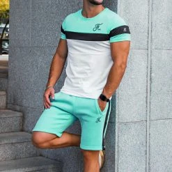 Promo 🥰 Short Jogging Premium Avec Bande 649 Bleu Pastel de Final Club 👏 -Final Club Soldes final club 263336 FINAL 649 20210721T101223 05