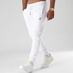 Meilleure vente 😍 Pantalon Jogging Premium Avec Broderie 650 Blanc de Final Club 🤩 -Final Club Soldes final club 263337 FINAL 650 20210615T075828 03
