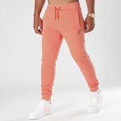 Budget 🧨 Pantalon Jogging Premium Avec Broderie 656 Orange Pastel de Final Club 🤩