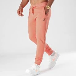Budget 🧨 Pantalon Jogging Premium Avec Broderie 656 Orange Pastel de Final Club 🤩 -Final Club Soldes final club 263343 FINAL 656 20210615T075947 03