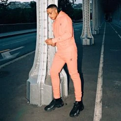 Budget 🧨 Pantalon Jogging Premium Avec Broderie 656 Orange Pastel de Final Club 🤩 -Final Club Soldes final club 263343 FINAL 656 20210825T085039 06