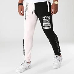 Coupon ❤️ Pantalon Jogging Half Colors Limited Edition Noir Rose Pale de Final Club 🤩