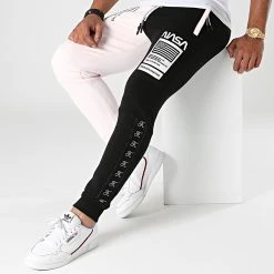 Coupon ❤️ Pantalon Jogging Half Colors Limited Edition Noir Rose Pale de Final Club 🤩 -Final Club Soldes final club 263361 FINAL 687 20210618T150621 03