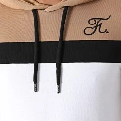 Budget ✨ Ensemble de Survetement Tricolore Avec Broderie 589 Blanc Noir Camel de Final Club ✨ -Final Club Soldes final club 264382 FINAL 589 20210701T081038 03