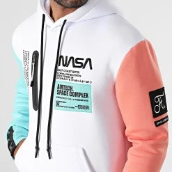 Meilleure vente 😀 Sweat Capuche Nasa Space Limited Edition Pastel 705 Blanc de Final Club 🎁 -Final Club Soldes final club 266450 FINAL 705 20210616T150743 03