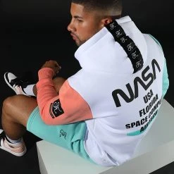 Meilleure vente 😀 Sweat Capuche Nasa Space Limited Edition Pastel 705 Blanc de Final Club 🎁 -Final Club Soldes final club 266450 FINAL 705 20210630T134941 06