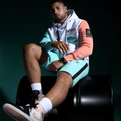 Meilleure vente 😀 Sweat Capuche Nasa Space Limited Edition Pastel 705 Blanc de Final Club 🎁 -Final Club Soldes final club 266450 FINAL 705 20210701T085043 06