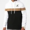 Offres 👍 Sweat Capuche Tricolore Avec Broderie 444 Blanc Camel Noir de Final Club 👏 -Final Club Soldes final club 281600 FINAL 444 20211006T102814 03