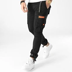 Remise 🧨 Pantalon Cargo Skinny Fit 718 Noir de Final Club 🌟 -Final Club Soldes final club 287221 FAB FINAL 718 20220204T084915 03