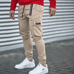 Promo 🥰 Pantalon Cargo 828 Beige de Final Club 🔥 -Final Club Soldes final club 287962 FINAL 828 20220128T144312 05