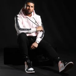 Meilleure affaire 🤩 Sweat Capuche Premium A Bandes 833 Rose Pale de Final Club ✨ -Final Club Soldes final club 291237 FINAL 833 20220204T090113 04