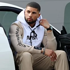 Meilleur prix 🌟 Sweat Capuche Nasa Final Edition 847 Blanc Beige de Final Club ⌛ -Final Club Soldes final club 292341 FINAL 847 20220412T085128 05