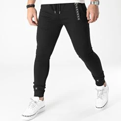 Vente flash ⭐ Jogger Pant Premium Skinny Fit 826 Noir de Final Club ✨