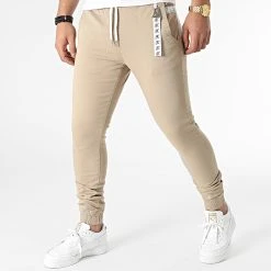 Le moins cher ⭐ Jogger Pant Premium Skinny Fit 827 Beige de Final Club 🔥