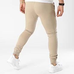 Le moins cher ⭐ Jogger Pant Premium Skinny Fit 827 Beige de Final Club 🔥 -Final Club Soldes final club 295361 FINAL 827 20220121T150651 05
