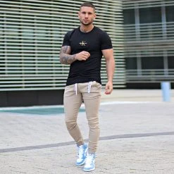 Le moins cher ⭐ Jogger Pant Premium Skinny Fit 827 Beige de Final Club 🔥 -Final Club Soldes final club 295361 FINAL 827 20220302T094638 06