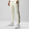 Meilleure affaire 🥰 Pantalon Jogging Couture Edition Avec Bande Brodée 756 Blanc Creme de Final Club 🎁 -Final Club Soldes final club 295754 FINAL 756B 20220406T091037 01