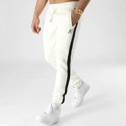 Remise 🔔 Pantalon Jogging Premium A Bandes 907B Natural de Final Club ⭐ -Final Club Soldes final club 301260 FINAL 907B 20220317T075755 03