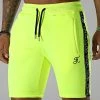 Meilleure vente ✔️ Short Jogging Premium A Bandes 888 Jaune Fluo de Final Club ✔️ -Final Club Soldes final club 301636 FINAL 888 20220412T154955 01