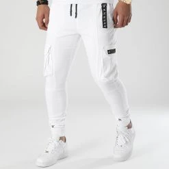 Nouveau 🥰 Pantalon Cargo 929 Blanc de Final Club 🔥