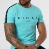 Bon marché 😉 Tee Shirt A Bandes Logo Premium Fit 937 Bleu Pastel de Final Club ✔️ -Final Club Soldes final club 303493 FINAL 937 20220503T153608 03