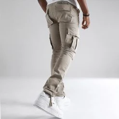 Meilleure vente 🤩 Pantalon Cargo Skinny Fit 943 Beige de Final Club ⭐ -Final Club Soldes final club 304428 FAB FINAL 943 20220920T152036 01