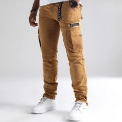 Final Club Soldes 42 De gros 🎉 Pantalon Cargo Skinny Fit 944 Camel de Final Club 😉