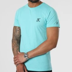 De gros 🎁 Tee Shirt Premium Print Back 923 Bleu Pastel de Final Club 🔔 -Final Club Soldes final club 311419 FINAL 923 20220506T140342 03