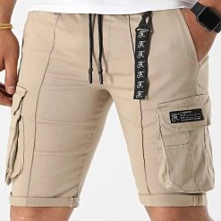 Nouveau ✨ Short Cargo Jogger 915 Beige de Final Club 😀 -Final Club Soldes final club 312060 FINAL 915 20220609T150205 01