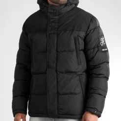 Nouveau ✔️ Doudoune Capuche Dark Interstellar 0015 Noir de Final Club ⭐ -Final Club Soldes final club 318084 1150510 0015 20221104T114024 03