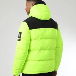 Bon marché 👏 Doudoune Capuche Dark Interstellar 0023 Jaune Fluo de Final Club 🎁 -Final Club Soldes final club 318090 1150510 0023 20221018T154928 03