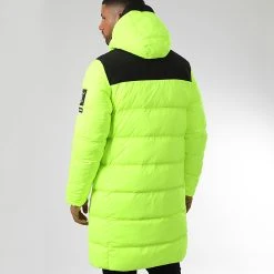 Acheter ❤️ Doudoune Longue Capuche Dark Interstellar 0024 Jaune Fluo de Final Club ✔️ -Final Club Soldes final club 318094 1150510 0024 20221018T154959 04