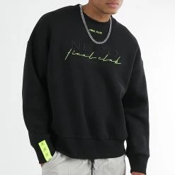 Remise 💯 Sweat Crewneck Large NERO 1st Drop Limited Carbon Black de NERO x Final Club 💯 -Final Club Soldes final club 321388 FINAL 992 20220623T113956 03