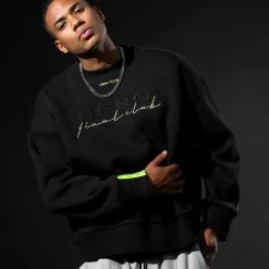 Remise 💯 Sweat Crewneck Large NERO 1st Drop Limited Carbon Black de NERO x Final Club 💯 -Final Club Soldes final club 321388 FINAL 992 20220706T141811 05