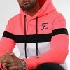 Acheter ✔️ Sweat Capuche Tricolore Avec Broderie 1026 Blanc Rose Fluo de Final Club 🧨 -Final Club Soldes final club 325427 FINAL 1026 20220920T154632 03