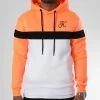 Vente flash 😍 Sweat Capuche Tricolore Avec Broderie 1027 Blanc Orange Fluo de Final Club 🔥 -Final Club Soldes final club 325428 FINAL 1027 20220920T154656 01