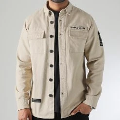 Meilleure vente ✨ Surchemise En Jean 1023 Beige de Final Club 😉 -Final Club Soldes final club 332456 FINAL 1023 20221104T113510 03